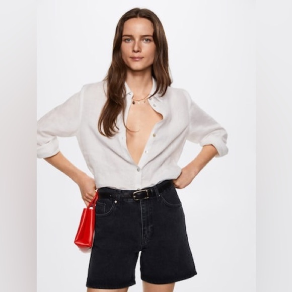 MANGO Regular Jeans short 'ZAIDA’ size 4 - Picture 3 of 7